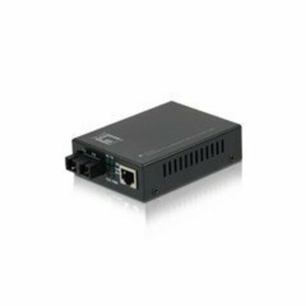 Swe-Tech 3C Ethernet to Single Mode Fiber Optic Converter, RJ45 100Base-TX to Fiber-SC 100Base-FX 20km FWT71F1-112SC